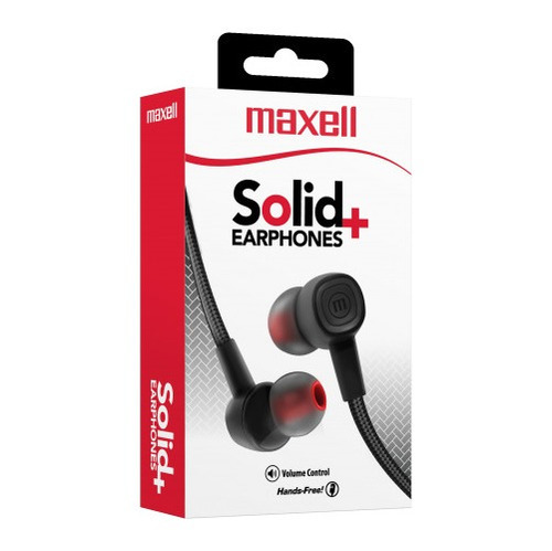 Imagen 2 de 2 de Audifonos Maxell Solid+ Con Micrófono. Alta Calidad Sonido