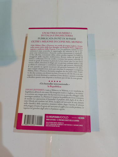Libro Il Profumo Segreto Della Lavanda, Jefferies (Usado)