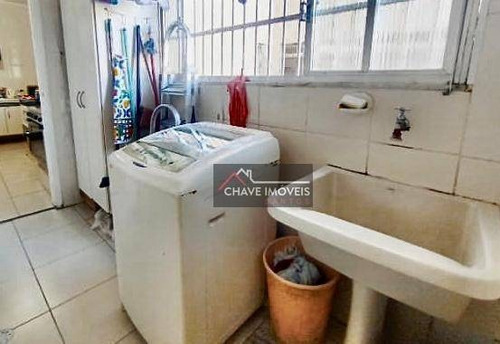 Apartamento Com 2 Dormitórios À Venda, 89 M² Por R$ 385.000,00 - Campo Grande - Santos/sp - Ap2943