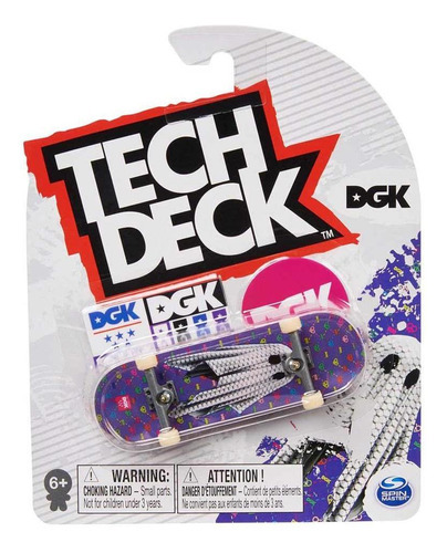 Tech Deck Skate De Dedo Mini Fingerboard Dgk Plan B