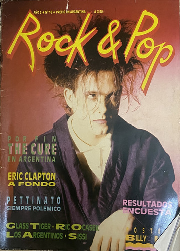 Rock Pop, Revista Nº 16 The Cure Eric Clapton, Ej2 Leer