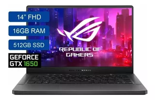 Portátil Asus Zephyrus G14 Ryzen 7 Ram 16gb Ssd 512 Gtx 1650