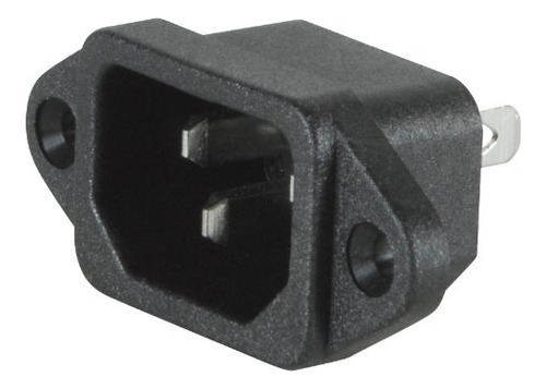 Parts Express Iec Power Jack Chassis Mount Negro Adaptador E