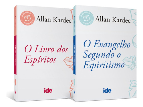 Kit 02 Livros O Evangelho Segundo O Espiritismo + O Livro Dos Espíritos Bolso - Ide Editora: Não Aplica, De : Allan Kardec. Editorial Ide, Capa Mole Em Português, 2021