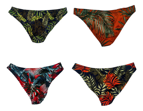 Trusas Caballero Plants2 Bonsweet Pack 4pzs Estilo Bikini