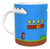 Comprar Taza Cerámica Sublimada Super Mario Bros Arcade Mermelada Blanco Super Mario Bros D2