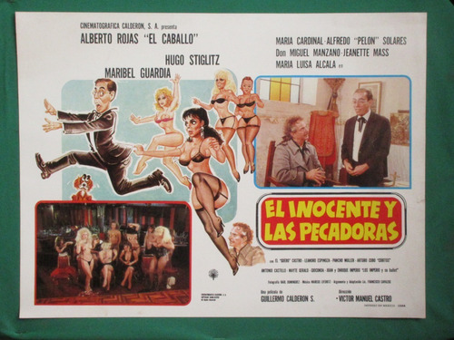 El Inocente Y Las Pecadoras Sexy-comedia Cartel De Cine 3