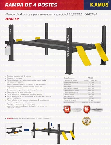 KIT DE RAMPAS PARA VEHÍCULO 2.5T/RAM170 – Mautolite