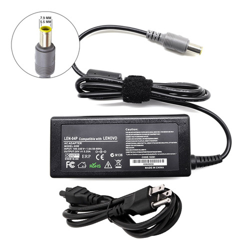 Cargador Para Lenovo Thinkpad X61 20v 3.25a 65w