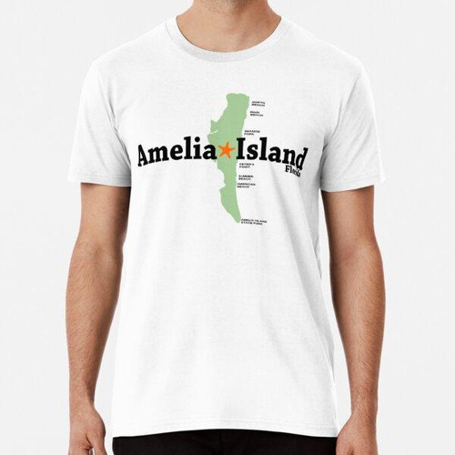 Remera Isla Amelia Florida. Camiseta Clásica Algodon Premium