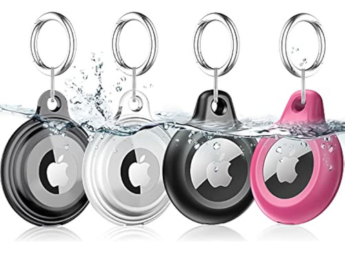 [4 Pack] Airtag Keychain For Apple Air Tag Holder