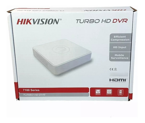 Dvr Hikvision 4 Canales Ds-7104hghi-k1 Hd 1080p Otiesca