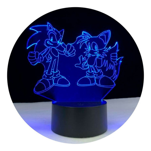 Lámpara 3d Sonic