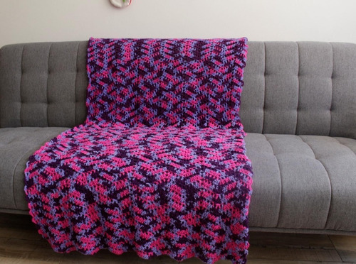 Piecera Tejida A Crochet Para Niña 142,5 X 76 Cm