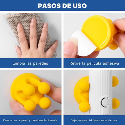 6 Soportes De Silicona Para Cepillos De Dientes, Ganchos