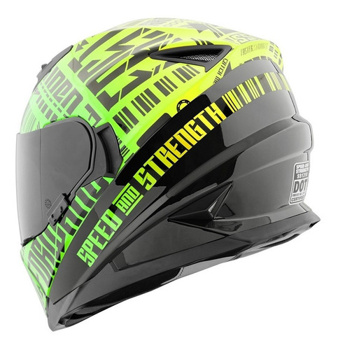 Imagen 2 de 6 de Casco Speed And Strength Ss1310 Fast Forward Verde