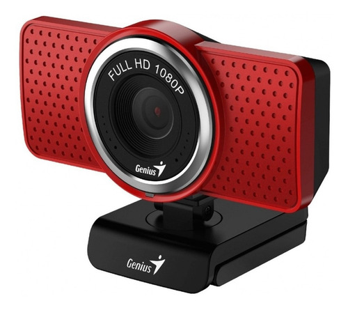 Imagen 1 de 6 de Webcam Genius Ecam Full Hd 1080p 360º Mic 2mp Zoom Skype