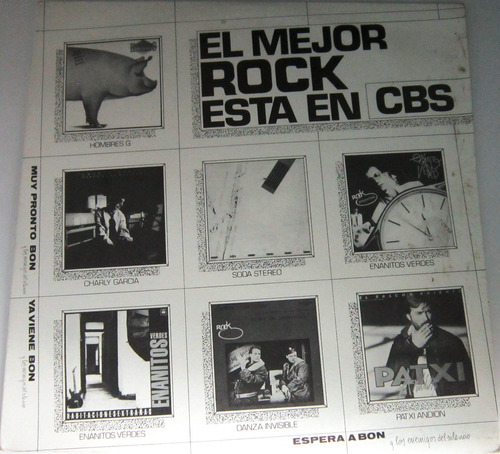 Varios Artistas - El Mejor Rock Esta En Cbs Promo Lp