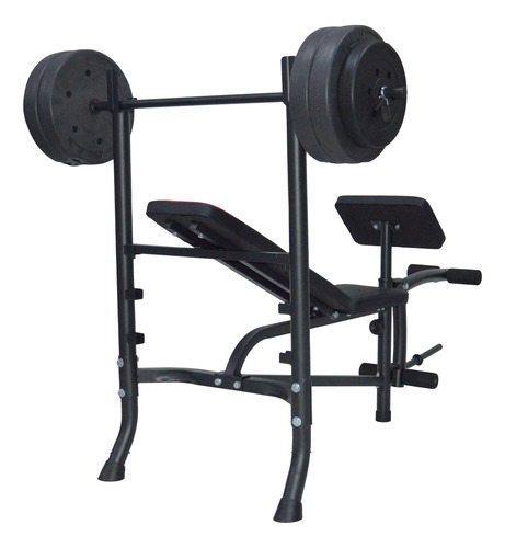 Banco De Pesas Gimnasio Multiposiciones Plegable Ajustable