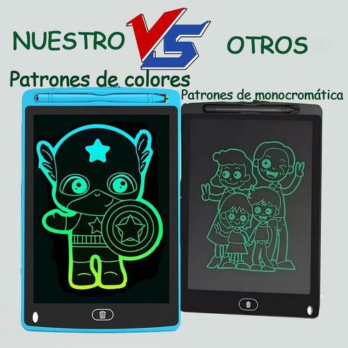 10 Pizarras Mágicas Mayoreo Lcd Niños 8'5 Tableta Multicolor Surtido