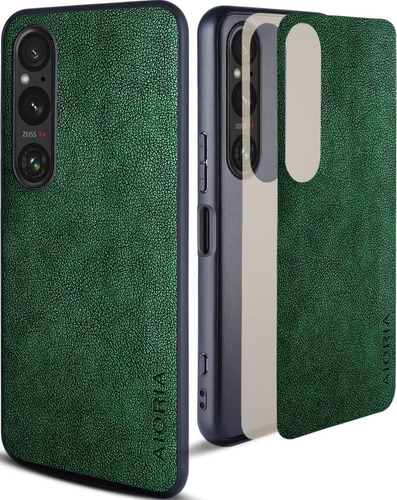 Aioria Para Sony Xperia 1 V Funda, Funda De Cuero Premium 1