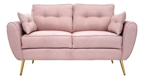 Love Seat Vintage Salas Modernas Sillones Minimalistas Color Rosa