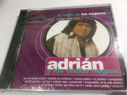 Adrian Y Los Dados Negros Lo Mejor Cd Nuevo Original Cerrado