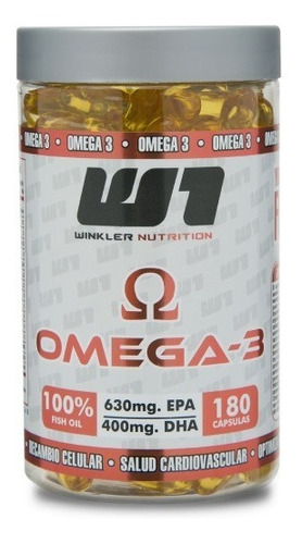 Omega 3 180 Caps. Winkler Nutrition