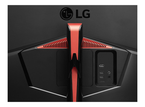 Imagen 6 de 6 de Monitor gamer curvo LG UltraGear 34GL750 led 34" negro y rojo 100V/240V