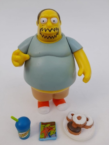 Jeff Albertson Los Simpson Playmate Con Accesorios Original