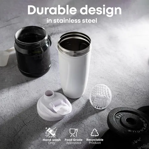 Botella De Batido Smartshake Expecto Patronum 900 Ml Acero