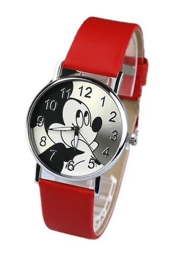 Reloj Mickey Mouse Disney Pulsera Analogo Cuarzo Dama Niño 