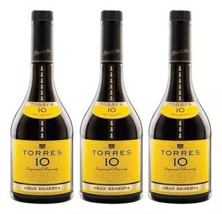 Paquete De 3 Brandy Torres 10 700 Ml