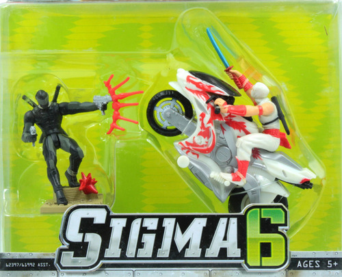 Gi Joe Sigma 6 Secret Ninja Files Storm Shadow & Snake Eyes