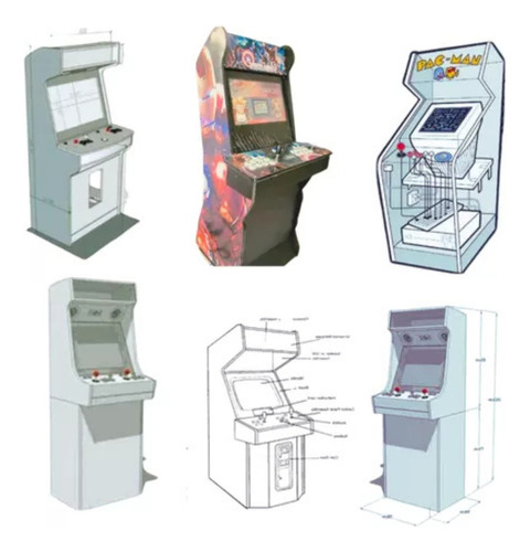 Fliperama Arcade - 60 Projetos Pdf Detalhados E Profissional