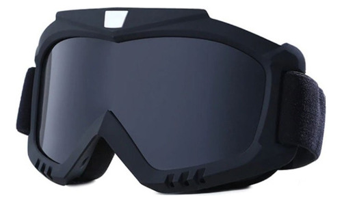 Óculos Jet Ski Snowboard Paintball Motocross Esqui Esportivo Cor da lente Preto