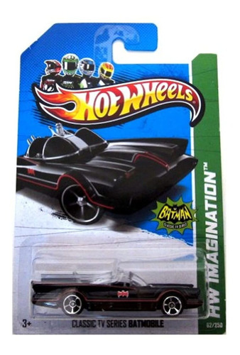 Carro Colección Hot Wheels Batman Tv Series Batmobile Mattel