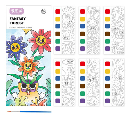 Libro De Pintura De Acuarela For Niños Libros De Bosque
