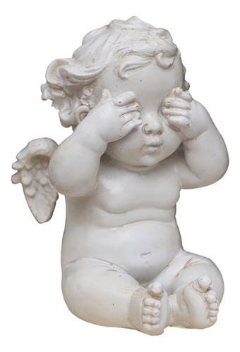 2 Estatuas De Ángulo De Querubín Nórdico Para Jardín