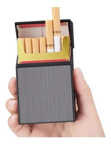 Cigarrera Con Encendedor Electrónico Usb Arco Plasma 2 En 1