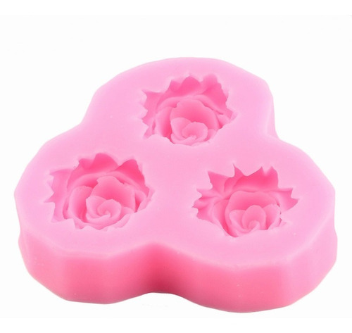 Molde De Silicona Rosas Flores Deja Peonía Fondant Pasta
