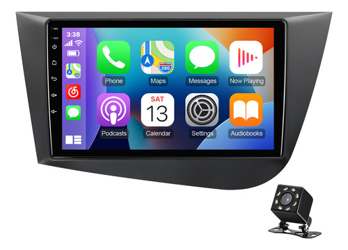 Estéreo Carplay Cámara Para Seat León 2005-2012 Gps Wifi Bt