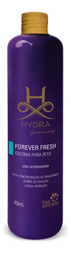 Colônia Para Pets Hydra Forever Fresh Refill 450ml Fragrância Agradavel