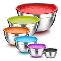 Comprar Cuencos Para Mezclar Teamfar, Cuencos Para Mezclar De Acero