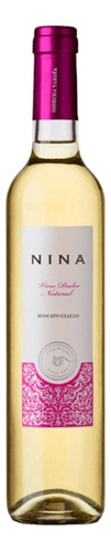 Vino Nina Dulce Natural Moscato Giallo 500ml. San Huberto