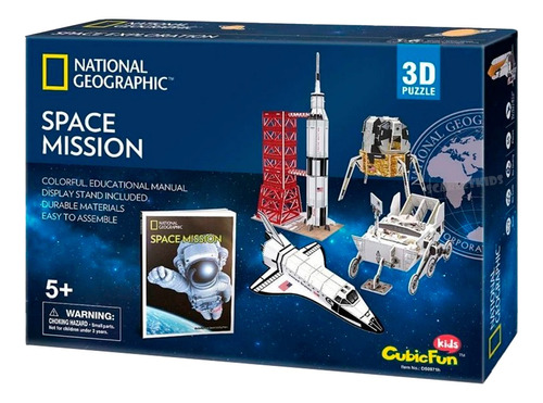 Puzzle 3d Nasa Cubicfun Rompecabezas Elige Tu Modelo Space