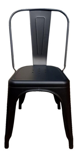 Silla Metalica Tolix Ancora Comedor Bar Lf5-01 - Negra