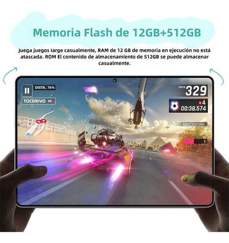 Tablet Pro12 11.6 512gb 12gb Ram Bluetooth Wifi6 Con Teclado