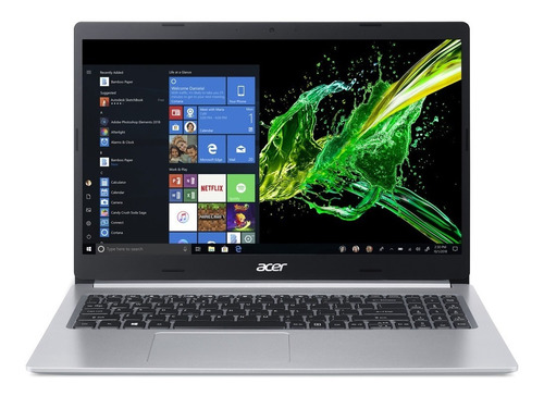 Laptop Acer Aspire 5 Core I7 8 Gb Ram 1 Tb + 256gb Ssd Plata Color Plateado