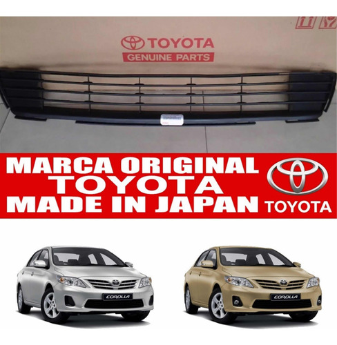 Rejilla Inferior Parachoque Corolla 2012 2013 2014 Toyota